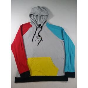 Pixar Our Universe Colorblock Hoodie XL Disney Luxo Lamp Ball Logo